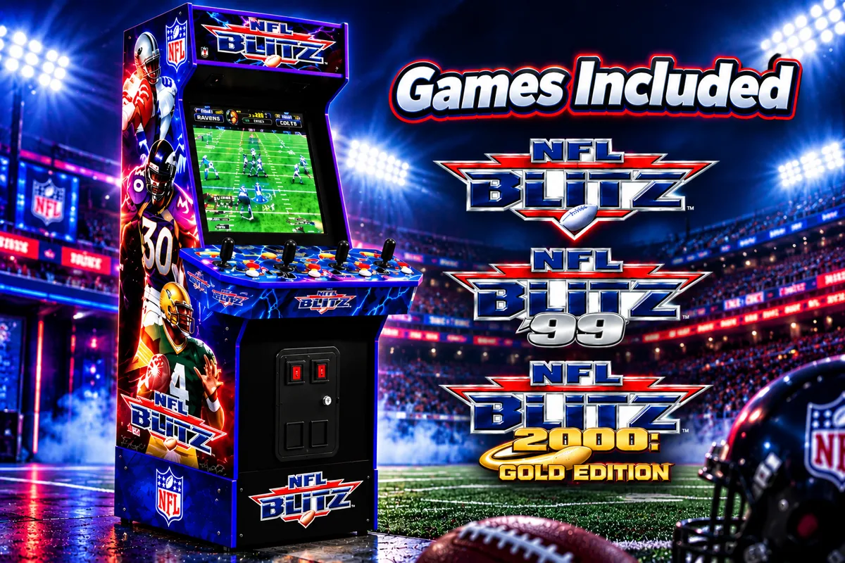 Blitz Football stand-up arcade game cabinet