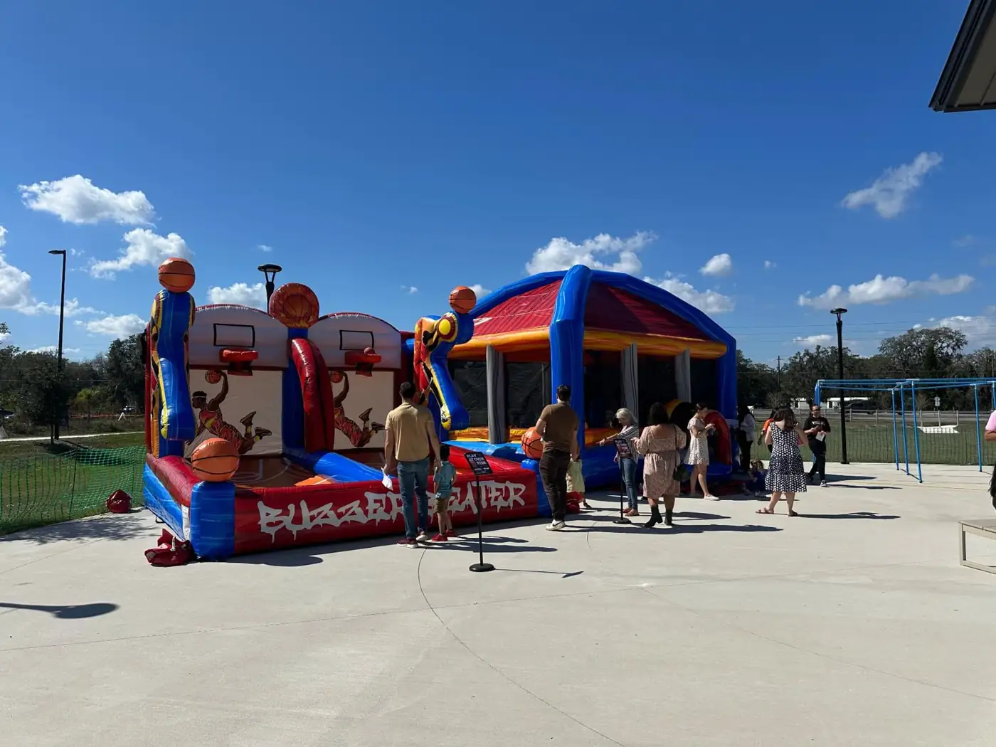 Millers Jump Time bounce house at a Central Florida community event
